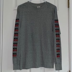 Nike longsleeve vintage grey tshirt
